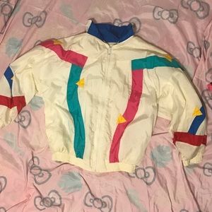 Slate vintage windbreaker